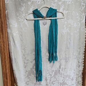 Elegant Teal Scarf